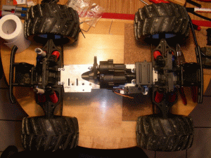 Getriebe, Radiobox, Lenkservo