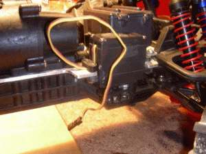 Lenkservo aus der Nähe