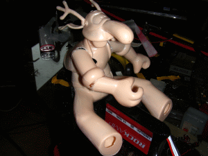 na, er nimmt Haltung 			an